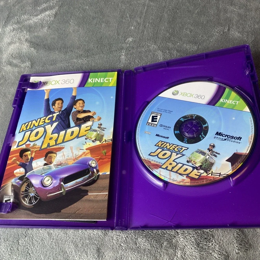 LOT OF 6 XBOX 360 KINECT GAMES;‎ Just Dance 4, Joy Ride, Kinectimals, Game Party